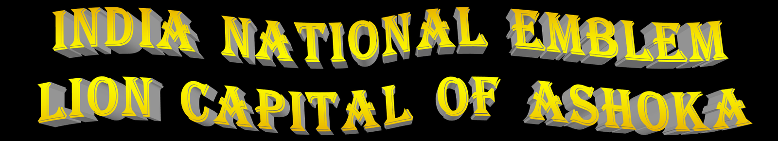 India National Emblem Lion Capital of Ashoka